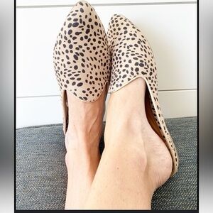 Universal Thread Faux Leopard Print Women's mules